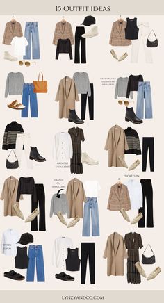 Minimalist Wardrobe Capsule, Capsule Wardrobe Casual, Capsule Wardrobe Women, Stile Hijab, Fashion Capsule Wardrobe, Clothes And Shoes, Everyday Fashion Outfits, Capsule Outfits, Fall Capsule Wardrobe