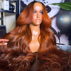 Product Details Brand Name Amanda Hair Hair Texture Body Wave Hair Color Dark Orange Ginger/ #350 Hair Length 18-26 Inch Hair Material 100% Human Virgin Hair Wig Cap Type 13*4 HD Lace Front Wig/4*4 Lace Closure Wig Cap Size Average (If you need to customize the wig cap size, please contact customer service） Quality Management It can last more than 12 months with proper care Hair Advantage No Shedding, Tangle Free, Soft, Bouncy Can Be Permed Yes, it can be permed, curled and restyled（Seek the hel Olive Oil Hair, Ginger Hair Color, Virgin Hair Wigs, Remy Human Hair Wigs, Beautiful Wigs, Best Wigs, Colored Wigs, Body Wave Hair, Lace Closure Wig