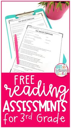 the free reading assignment for 3rd grade students