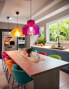 a kitchen filled with lots of counter top space