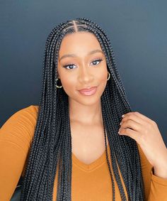 FANCIVIVI 36" Knotless Braids Full Hd Lace Box Braid Wig Small Knotless, Braid Wig, Sleek Updo, Long Box Braids, Box Braid Wig, Small Braids