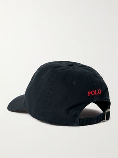 Ralph Lauren Logo, The Judge, Logo Embroidered, Summer Wardrobe, Cotton Twill, Black Cotton, Polo Ralph, Baseball Cap, Fashion News