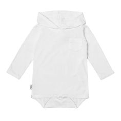 Keep your little guy protected and comfy in the sun with the UV Skinz baby boy hooded sunzie. Enjoy SPF 50+ protection and an adorable look when you shop now. Unisex Long Sleeve Onesie For Loungewear, White Long Sleeve Onesie For Loungewear, White Long Sleeve Bodysuit For Playtime, White Cotton Hoodie For Playtime, White Cotton Hooded Onesie, White Cotton Hoodie For Casual Wear, Solid Color Long Sleeve Onesie For Playtime, White Hooded Hoodie For Playtime, Baby Hat Sizes