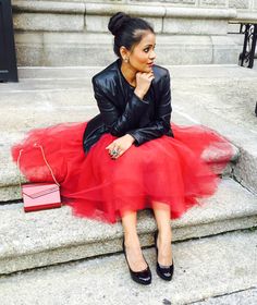 My Instagram: Neha Gandhi - Boston Globe , Love Playing Dressup Fluffy Tulle Skirt, Tulle Skirt Bridesmaid, Knee Length Tulle Skirt, Red Jacket Leather, Pleated Tulle Skirt, Tutu Skirt Women, Bridal Skirt, Going Out Skirts