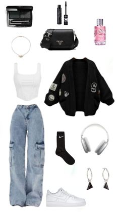 Casual Preppy Outfits, Trendy Outfits For Teens, Everyday Fashion Outfits, Casual Day Outfits, Quick Outfits, Easy Trendy Outfits, Modest Fashion Outfits, Cute Everyday Outfits, Really Cute Outfits