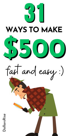 NEED EXTRA CASH RIGHT NOW? Learn different ways to make money fast. Different Money making ways. Legit creative ways to make money! Cool online and offline ideas you've never heard of. The BEST ideas to make $500 dollars a day! #makemoneyonline #moneymaking #stayathome #makeextramoney #sidehustle #workfromhome #earnmoney How To Make Fast Cash Now, Hobbies To Make Money Extra Cash, How To Make Easy Money, How To Make Money Fast, Ways To Make Money At Home, Quick Money Making Ideas, Quick Ways To Make Money, Ways To Make Money Fast, Need Money Fast