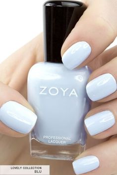 Cool Blu Zoya Nail Polish Zoya Nail, Zoya Nail Polish, Hot Nails, Manicure Y Pedicure, Nail It, Gorgeous Nails, Nail Polish Colors, Love Nails, Nail Color