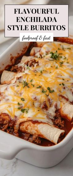 Image for Flavourful Enchilada Style Burritos