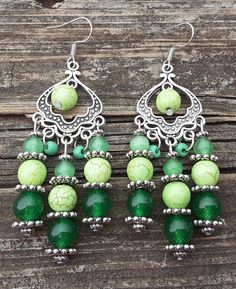 These beautiful green Chandelier statement earrings get a lot of attention.  This unique pair of Earrings are made with silvertone materials.  Be sure to check out my other items too.  I have amazing deals in my CLEARANCE EARRINGS section! Check them out. Bowl Of Cheerios, Mcminnville Tennessee, Green Chandelier, Green Chandeliers, Tree Of Life Earrings, Christmas Tree Earrings, Earring Tree, Prom Wedding, Cool Necklaces