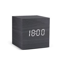 Alarm Clocks Wooden Cube LED Alarm Clock sold by Fleurlovin Wood Usb, Wooden Pattern, Led Watch