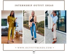 22 Internship Outfit Ideas For Women To Look Their Best Hermes Scarf Outfit, Business Professional Attire Women, Red Hooded Coat, Professional Dress For Women, Internship Outfit, Mustard Pants, Bright Sweater, Trench Coat Outfit, Outfit Ideas For Women