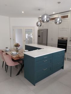 contemporary kitchens, modern kitchens , green kitchens , grey kitchens , kitchen design , kitchen renovation. Handleless Kitchen