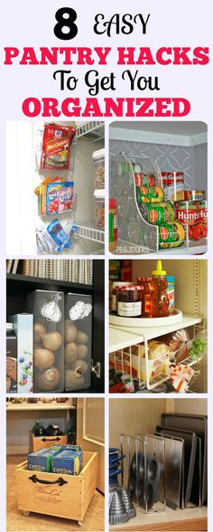 pantry hacks to get you organized