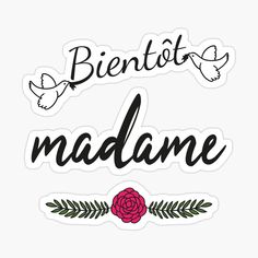 a sticker with the words'made me'written in black ink on a white background