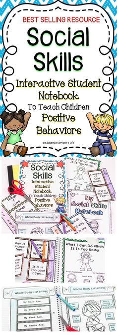 the social skills booklet for students to use