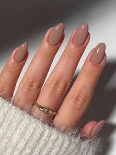 Instantly Upgrade Your Look With, 24pcs Short Oval Nude Glossy Short Press On Nails, Macaron Candy Color Fully Laminated Acrylic False Nails Set, Contain 1pc Jelly Glue And 1pc Nail File, Suitable For Women And Girls DIY Daily Work, Study And Party Use Brown      Bare Nails   Nail,Hand & Foot Care, size features are:Bust: ,Length: ,Sleeve Length: Cool Brown Nails, Nails Acrylic Nude Color, Nails Acrylic Plain, Nails Nude Cortas, Fall Nails Nude Colors, Nude Glossy Nails, Nails Ballerina Short, Braun Nails