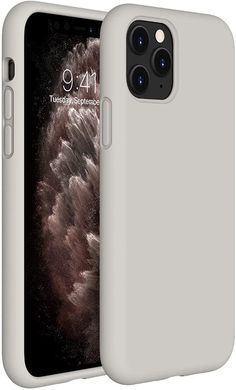 an iphone case with the back and sides facing each other, in light gray color