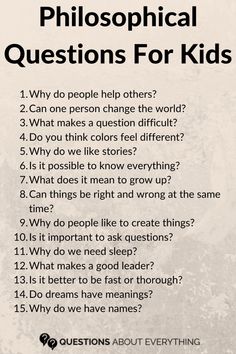 a poster with the words, what do you think? and other questions for kids