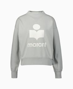 Katoenen sweatshirt met capuchon  Oversized pasvorm  Ronde hals  Voorzijde "Marant''-logo  88% katoen 12% polyester