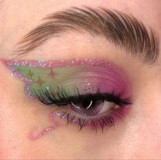 Fairy Makeup Aesthetic, Euphoria Makeup, Dope Makeup, Fairy Makeup