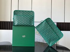 Size: Standard Size It comes with Dust box, Care manual, Tag, and Paper bag. Green Travel Bags With Original Box, Designer Green Pouch Box Bag, Green Shoulder Bag With Original Box For Travel, Designer Green Business Bag, Modern Green Rectangular Cases, Modern Green Rectangular Case Bag, Modern Green Rectangular Briefcase, Bag Green, Green Bag