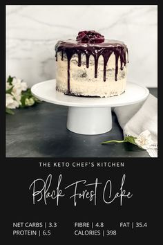 the keto chef's kitchen black forest cake