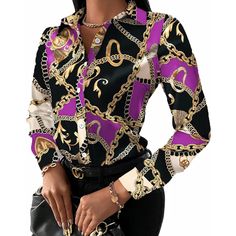 You Will Love These Stylish And Modern Blouses For Women That Have Beautiful, Vibrant Colors. They Have A Pretty Design And Fit Very Well Casual Long Sleeve Shirts Can Be Tie Front As A Dress Which Would Be Welcomed In Party Club Night,Help You Get Many Compliments. Classic Lapel Shirts With Vibrant Color Perfect Casual,Daily Wear,Travelling,Beach Cover Ups,Camping,Formal,Homecoming,Wedding,Birthday Gift,Dinner And So On. Trendy Multicolor Print Button-up Blouse, Chic Multicolor Shirt With Button Closure, Trendy Long Sleeve Shirt With Colorful Pattern, Chic Multicolor Blouse With Buttons, Chic Multicolor Long Sleeve Shirt, Multicolor Long Sleeve Office Blouse, Multicolor Long Sleeve Blouse For Office, Multicolor Long Sleeve Tops For Office, Chic Multicolor Button-up Blouse