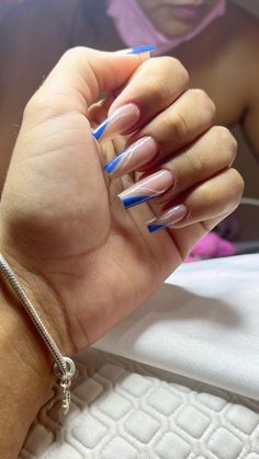 Nails Bailarina, Nails Azul, Acrylic Nails Nude, Square Nails, Nude Nails, Glow Up?, Nails Inspiration, Nail Inspo, Hair And Nails