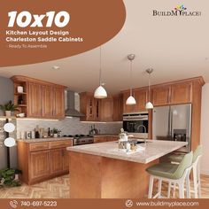 10x10 Kitchen Layout 10x10 Kitchen Layout, Kitchen Layout Design, Kitchen Letters, Small Kitchen Ideas Layout, Framed Kitchen Cabinets, Kitchen Cabinets Materials, European Kitchen Design, 10x10 Kitchen, Kitchen Layouts With Island