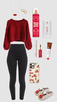 1st Christmas fit 😘 Simple Cute Christmas Outfits, Cute Day Outfits Winter, Christmas Fits Ideas, Christmas Fit Dress, Christmas Outfits Teen Girl, Christmas Song Outfit Ideas, Christmas Outfits To Wear To School, Outfit Ideas For Christmas Party Casual, Cute Fits For Christmas