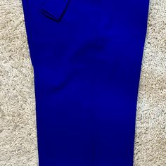 Casual Dressy Slacks. Excellent Condition, Never Worn. A Must Have For Any Upscale Event. Classic Blue Semi-formal Pantsuit, Elegant Blue Bottoms For Semi-formal Occasions, Elegant Blue Bottoms For Semi-formal Events, Tailored Blue Dress Pants For Office, Elegant Blue Dress Pants For Office, Elegant Blue Bottoms For Formal Occasions, Elegant Fitted Blue Pants, Stretch Formal Pantsuit, High Waist Blue Dress Pants For Office