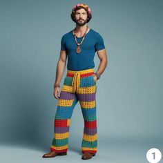 This Mens Pants item by CHANDAKA has 36 favorites from Etsy shoppers. Ships from Türkiye. Listed on Jul 19, 2024 Free Crochet Patterns For Men, Crochet Pants Men, Granny Square Pants, Mens Crochet, Pants For Man, Crochet Retro, Funky Pants, Crochet Men, Men Crochet