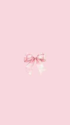 a pink background with two bows on the front and one bow on the back,