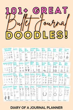 The best bullet journal step-by-step doodle guides to get you doodling like a pro! #bulletjournaldoodles #doodles Beach Doodle, Holiday Doodles, Day Planner Organization, Happy Doodle, How To Doodle, Space Doodles