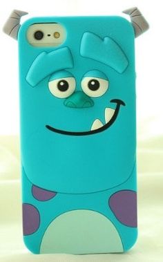 an iphone case with a cartoon character on it