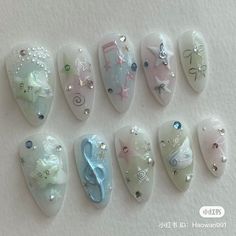 #NCT #Wichu #nailart Hand Painted Nails, How To Have Style, Nail Type, Pretty Gel Nails, Really Cute Nails, Soft Nails, Kawaii Nails, Girl Things, Manicure Y Pedicure