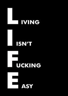 Take Life Easy Quotes, Black Poster Prints, Things To Print, Swear Words Quotes, For Me, Really Deep Quotes, What’s Going On