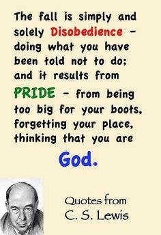 a quote from c s lewis about pride