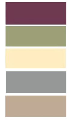 the color scheme for an interior paint palette