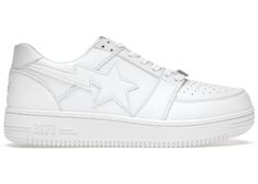 Buy and sell authentic BAPE shoes on StockX including the A Bathing Ape Bape Sta Low White Leather (2020) and thousands of other sneakers with price data and release dates. Mens Trainers Fashion, Bape Shoes, Black And White Camo, Casual Shoes Women Sneakers, Bape Sta, Designer Shoes Sneakers, Ape Bape, Embroidery Shoes, Popular Sneakers