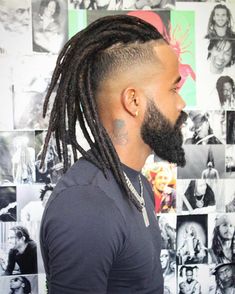 Blackmen hairstyles Mens Dreadlock Styles, Black Haircut Styles, Rasta Hair, Dread Hairstyles For Men, Long Dreads, Mohawk Hairstyles