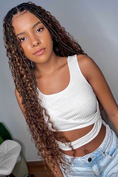 Elegant Hairstyle, Curly Braids, American Hairstyles