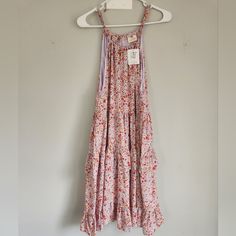 Adjustable Straps, Flattering Neck Line, Flowy Dress. Perfect For Spring Or Summer. Purple Floral Print Sundress For Spring, Spring Purple Floral Print Sundress, Spring Floral Print Purple Sundress, Purple Knee-length Mini Dress For Day Out, Purple Knee-length Sundress, Knee-length Purple Mini Dress For Day Out, Purple Flowy Sundress Midi Dress, Flowy Purple Sundress Midi Dress, Purple Floral Print Sundress For Vacation