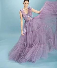 Lavender Formal Dress, Violet Gown, Boho Prom Dress, Teuta Matoshi, Special Occasion Gowns, Purple Prom, Tulle Maxi Dress, Tulle Evening Dress, Purple Prom Dress