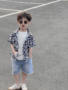 Kids Street Style, Toddler Boy Haircuts, Boys Summer Fashion, Baby Boy Outfits Swag, Clothes Korean Style