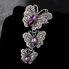 Item Type: Brooches Material: Zinc Alloy, Crystal Size: 5 cm Features: Women's Brooch, Luxury Style Brooch, Vintage Style Brooch, Butterflies Brooch Maggi Recipes, Jewelry Korean, Butterfly Fashion, Korean Jewelry, Jewelry Antique, Cute Butterfly, Brooch Jewelry, Butterfly Brooch, Vintage Butterfly