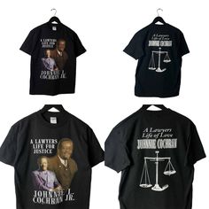 Oj Simpson Lawyer Johnnie Cochran Memorial Rap Tee T Shirt Small S Vintage Adult Unisex Fit Chest 19.5" Length: 29" Tagged M But Also Fits Relaxed Small New Without Tag See Pictures For Detailed Measurements. Compare Measurements To A Similar Sized Item To Ensure Proper Fit. Features: Solid Size: S Condition: New Without Tags New Without Tags. Deadstock From The 2000s. I Had This In Storage For Many Years. Johnnie Cochran, Rolling Stones Shirt, Oj Simpson, Y2k T Shirt, Black Floral Blouse, Vintage Chest, The 2000s, Rap Tee, Waffle Knit Top