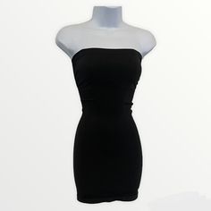 Brand New With Tags!! From Nordstrom Bb Body Beautiful Black Strapless Tube Dress Shape-Wear Size L/Xl Strapless Tube Top Style Shape Wear Can Be Used With Your Normal Bra Straps As Well. It Does Have The Bra Strap Loops On The Garment 92% Nylon 8% Spandex #731 B3 Strapless Mini Dress With Built-in Bra For Club, Strapless Club Dress With Built-in Bra, Strapless Bodycon Dress With Built-in Bra For Night Out, Black Bodycon Mini Dress With Built-in Bra, Elegant Club Tube Top With Built-in Bra, Stretch Tube Top With Built-in Bra For Evening, Strapless Dresses With Built-in Bra For Night Out, Chic Strapless Dress With Built-in Bra, Strapless Bodycon Dress With Built-in Bra For Evening