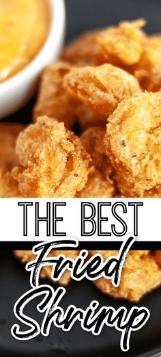 the best fried food shop is in this postcard style photo with text overlay