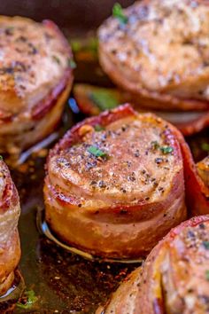 some food is sitting on a plate and ready to be eaten